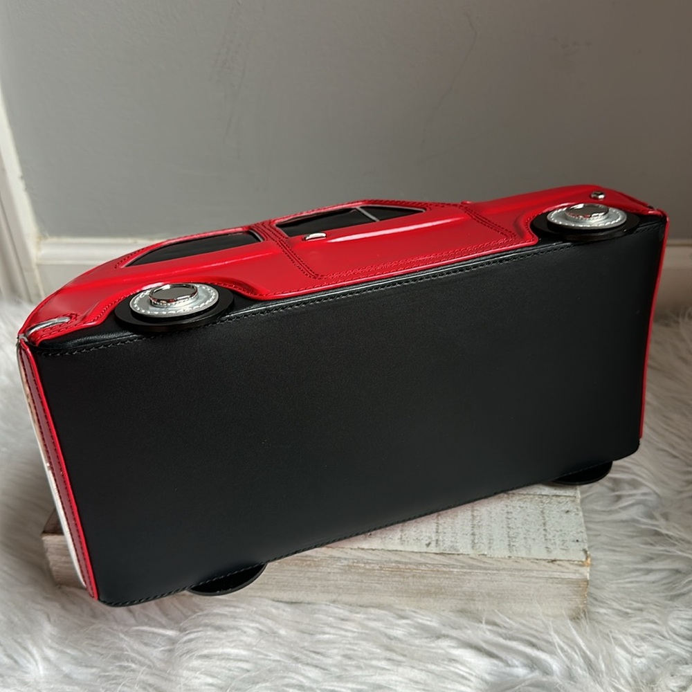 nwt kate spade rose colored glasses red car novelty bag - Picture 9 of 16